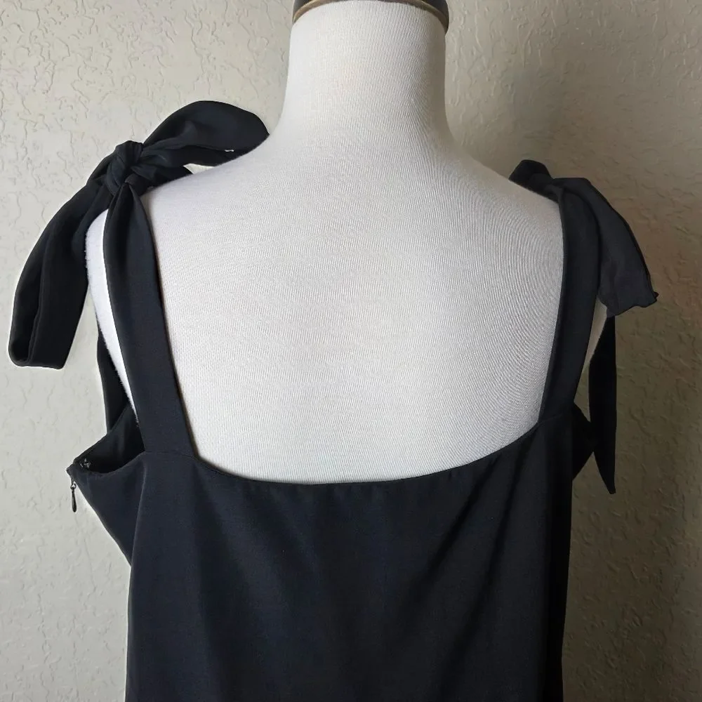 Show Me Your MuMu Barcelona Ruffle Gown Dress Black Size XXL